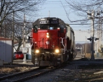 Trudling down the former DT&I trackage at Ottawa, Ohio.